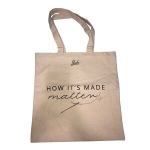 Sseko Cotton Canvas Tote Bag "How It's Made Matters"